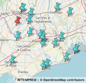 Mappa Via San Giacomo, 30026 Portogruaro VE, Italia (17.8655)
