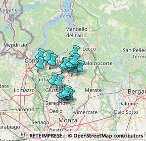 Mappa 18A, 23846 Garbagnate Monastero LC, Italia (9.0565)