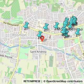 Mappa Via S. Pio X, 31044 Montebelluna TV, Italia (0.6635)