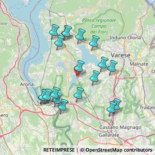 Mappa 21020 Varano Borghi VA, Italia (7.76579)