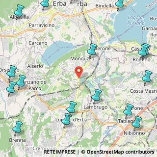 Mappa Via Valassina, 22040 Monguzzo CO, Italia (3.46118)
