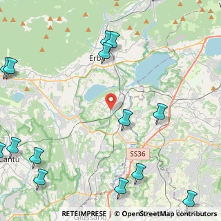 Mappa Via Valassina, 22040 Monguzzo CO, Italia (6.9125)