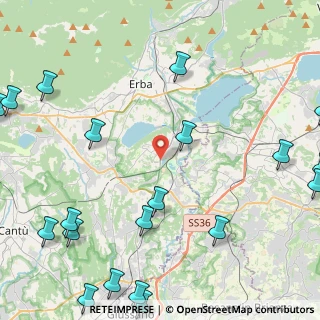 Mappa Via Valassina, 22040 Monguzzo CO, Italia (6.695)