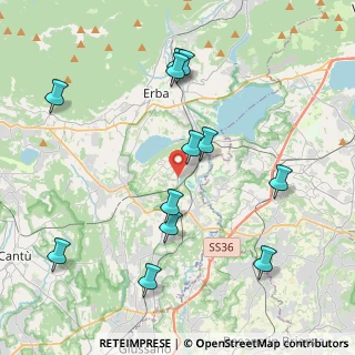 Mappa Via Valassina, 22040 Monguzzo CO, Italia (4.36833)