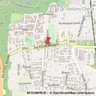Mappa Via I Maggio, 37, 21040 Vedano Olona, Varese (Lombardia)
