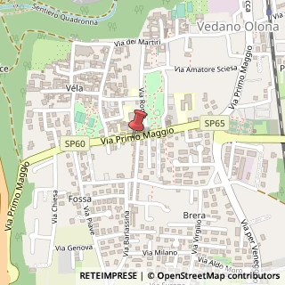 Mappa Via I Maggio, 43, 21040 Vedano Olona, Varese (Lombardia)