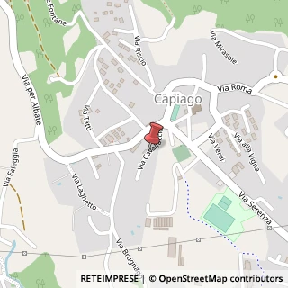 Mappa Via Cavallaccio,  1, 22070 Capiago Intimiano, Como (Lombardia)