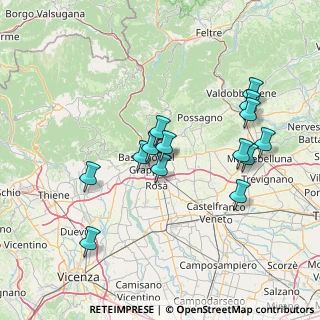 Mappa Via Manzoni, 36060 Romano D'ezzelino VI, Italia (14.03857)
