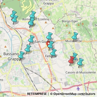 Mappa Via Manzoni, 36060 Romano D'ezzelino VI, Italia (2.272)