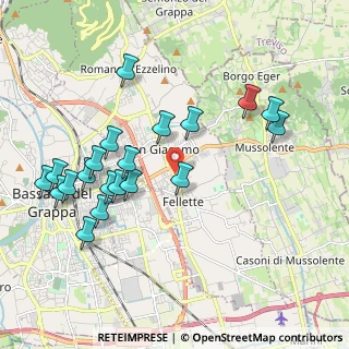 Mappa Via Manzoni, 36060 Romano D'ezzelino VI, Italia (2.085)