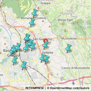 Mappa Via Manzoni, 36060 Romano D'ezzelino VI, Italia (2.24875)