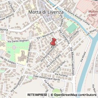 Mappa Via Risorgimento, 26, 31045 Motta di Livenza, Treviso (Veneto)
