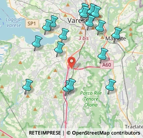 Mappa Via Cesare Battisti, 21045 Gazzada Schianno VA, Italia (4.38765)