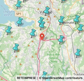 Mappa Via Cesare Battisti, 21045 Gazzada Schianno VA, Italia (5.9515)
