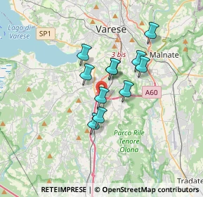 Mappa Via Cesare Battisti, 21045 Gazzada Schianno VA, Italia (2.47364)