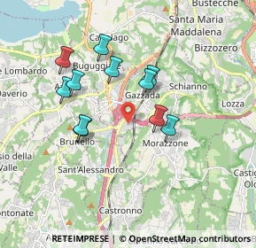 Mappa Via Cesare Battisti, 21045 Gazzada Schianno VA, Italia (1.56455)