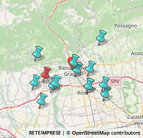 Mappa Via Pusterla, 36061 Bassano del Grappa VI, Italia (6.63929)