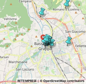 Mappa Via Pusterla, 36061 Bassano del Grappa VI, Italia (1.07182)