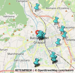 Mappa Via Pusterla, 36061 Bassano del Grappa VI, Italia (2.122)