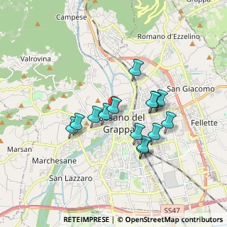 Mappa Via Pusterla, 36061 Bassano del Grappa VI, Italia (1.47357)