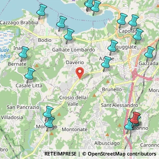 Mappa Via Cesare Battisti, 21020 Daverio VA, Italia (3.26)