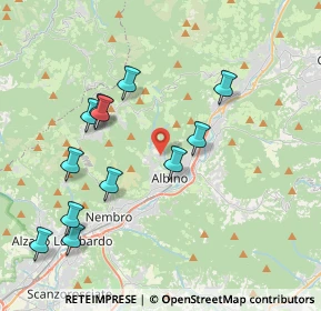 Mappa Via Carlo Marini, 24021 Albino BG, Italia (4.07417)
