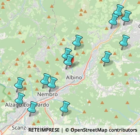 Mappa Via Carlo Marini, 24021 Albino BG, Italia (4.83143)
