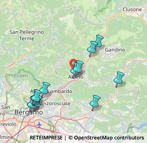 Mappa Via Carlo Marini, 24021 Albino BG, Italia (8.32417)
