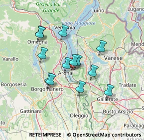 Mappa Via Don Giovanni Bosco, 21021 Angera VA, Italia (11.50077)