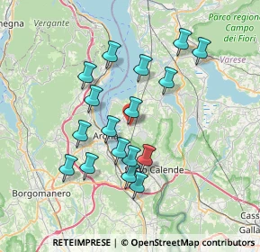 Mappa Via Don Giovanni Bosco, 21021 Angera VA, Italia (6.64647)