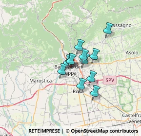 Mappa Via Antonio Gramsci, 36061 Bassano del Grappa VI, Italia (4.0775)