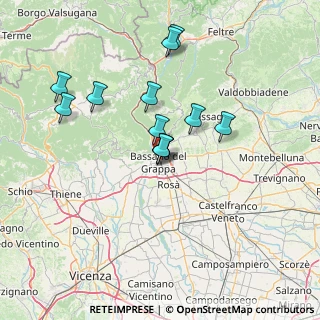 Mappa Via Antonio Gramsci, 36061 Bassano del Grappa VI, Italia (12.32667)