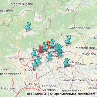 Mappa Viale Asiago, 36061 Bassano del Grappa VI, Italia (11.03067)