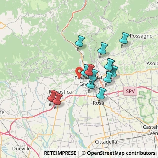 Mappa Viale Asiago, 36061 Bassano del Grappa VI, Italia (5.815)