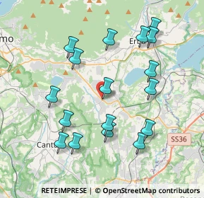 Mappa Via IV Novembre, 22040 Alzate Brianza CO, Italia (3.95647)