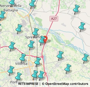 Mappa Via Giosuè Carducci, 31027 Spresiano TV, Italia (5.9735)
