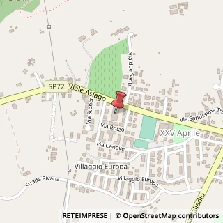 Mappa Viale Asiago, 113, 36061 Bassano del Grappa, Vicenza (Veneto)