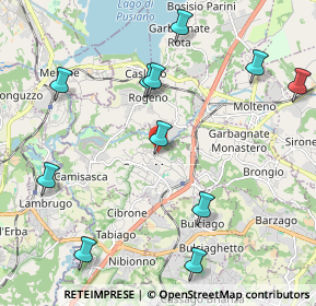 Mappa Via Don C. Allievi, 23845 Costa Masnaga LC, Italia (2.40364)