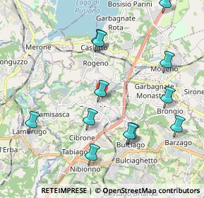 Mappa Via Don C. Allievi, 23845 Costa Masnaga LC, Italia (2.22167)