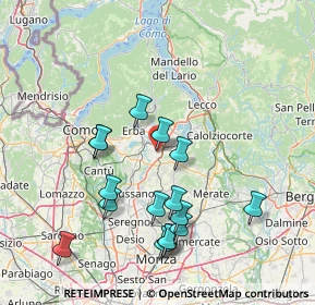 Mappa Via Don C. Allievi, 23845 Costa Masnaga LC, Italia (15.44813)