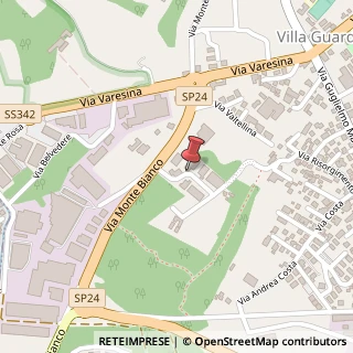 Mappa Via Del Lavoro, 5, 22079 Villa Guardia, Como (Lombardia)