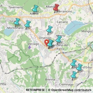 Mappa Via Giacomo Matteotti, 22040 Alzate Brianza CO, Italia (2.31545)