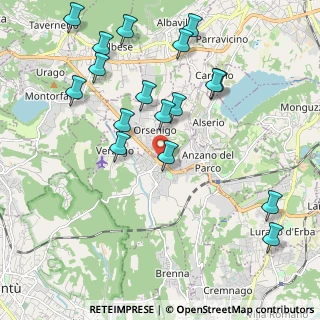 Mappa Via Giacomo Matteotti, 22040 Alzate Brianza CO, Italia (2.28529)