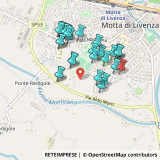 Mappa Via Aldo Moro, 31045 Motta di Livenza TV, Italia (0.42857)