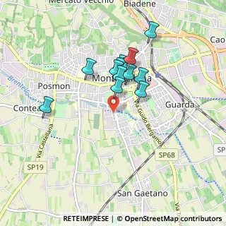 Mappa Via Dino Buzzati, 31044 Montebelluna TV, Italia (0.72154)