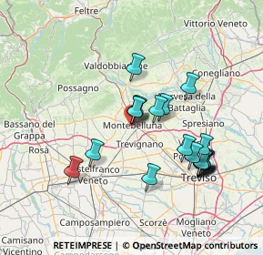 Mappa Via Dino Buzzati, 31044 Montebelluna TV, Italia (13.674)