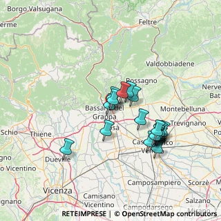 Mappa Via Verdi 8 Cassola Centro Germoglio Via Pescheria 10 Arten, 36061 Bassano del Grappa VI, Italia (12.40579)