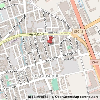 Mappa Via Giacomo Puccini, 15, 36022 Cassola, Vicenza (Veneto)