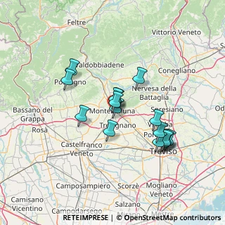 Mappa Via dei Ciliegi, 31044 Montebelluna TV, Italia (11.98563)