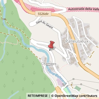 Mappa Avenue dent du geant verrand 3, 11010 Pré-Saint-Didier, Aosta (Valle d'Aosta)